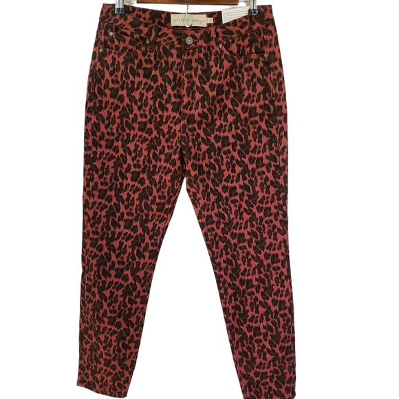 NWT Soft Surrounding Missy Animal Print Skinny Pant 10 - Picture 1 of 4
